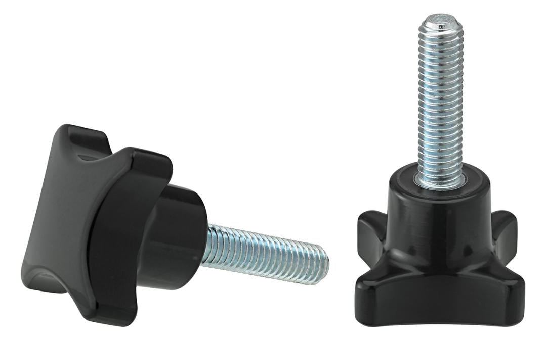 Bild Kreuzgriff DIN6335A Duroplast, Form L, 3 2mm, M 6x30, Inhalt: 5 Stück FORTIS-1