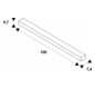 SLV 1m Einbauschiene, 48V TRACK, 1006558 