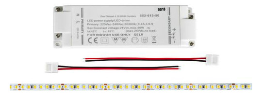 LED-Lichtband 9,6W/m ws 3100K 140Stk/m IP20 LED nicht austauschbar 5000mm DC
