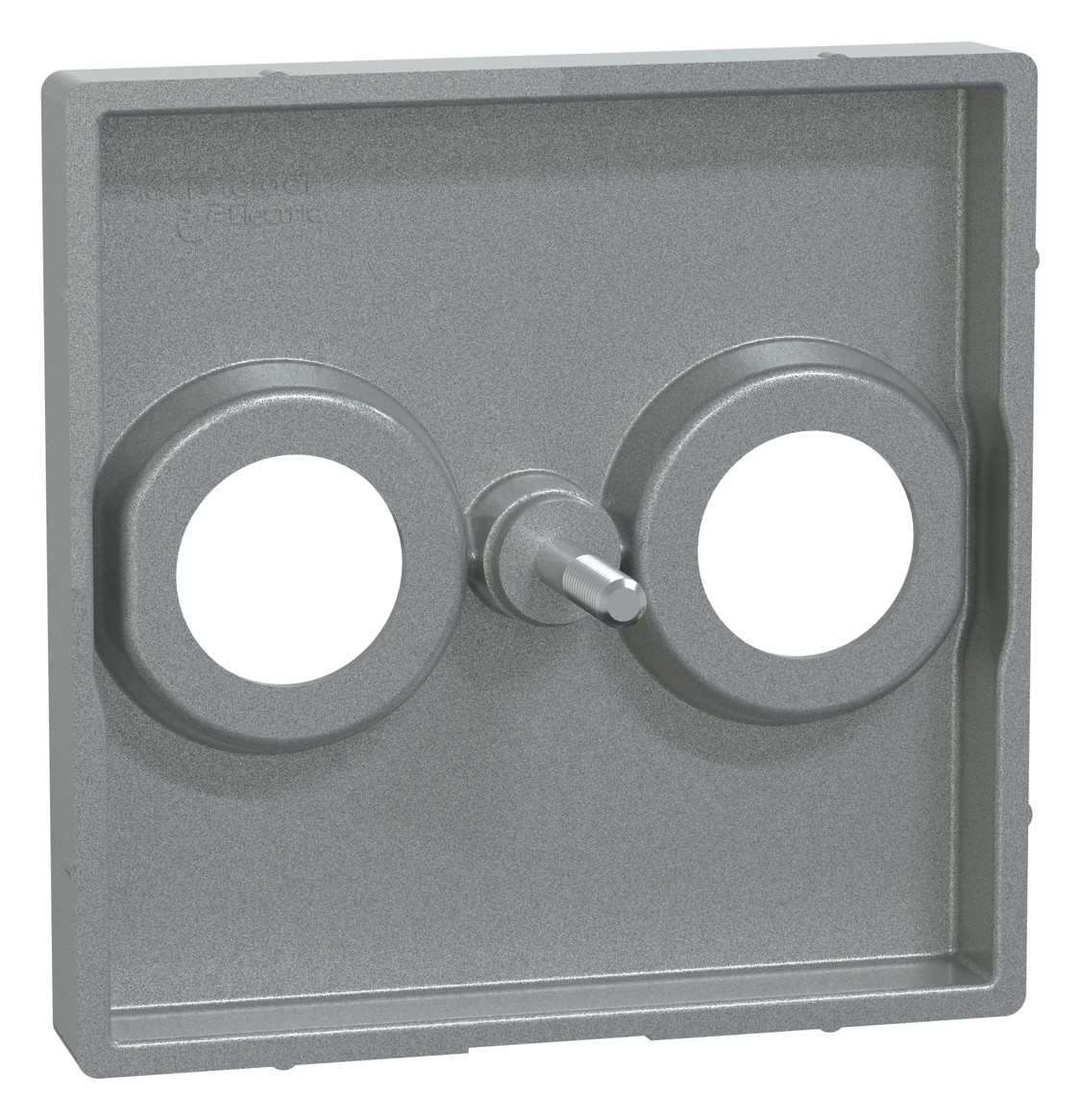 Zentralplatte Ant.dose 2f System M alu Schraubbef
