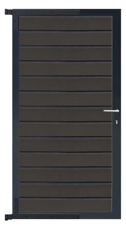 Bild WOLLBACH-Serie-Tor 90 x 175 cm Kompletts et Anthrazit/Anthrazit - n.a.-0