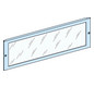 Schrank-Frontplatte 4HE B500xH200mm unbeh