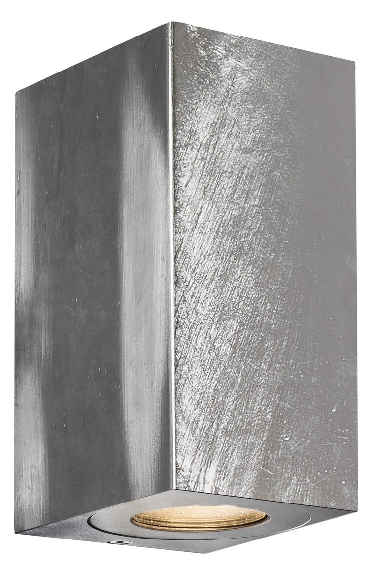 Up/Down Leuchte Canto Maxi Kubi 2 2x28W UP and Down HV si IP44 GU10 100x87x172mm