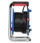 Kabeltrommel Kst 25m H05VV-F 3x1,5mm IP20 4xSteckdosen m.Tragerahmen