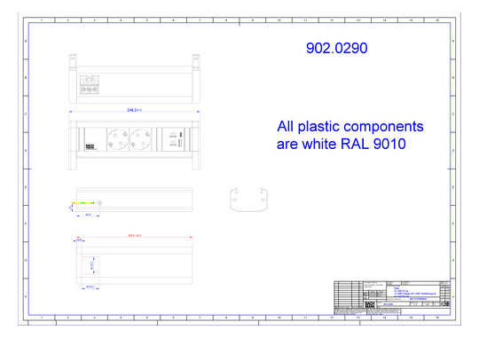 Bachmann DESK 2xCEE7/3 1xUSB    902.0290 