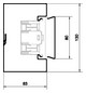 Geräteeinbaukanal ST 130x83mm ver-ws RAL9016 GEB-K besch 9940qmm 2000mm