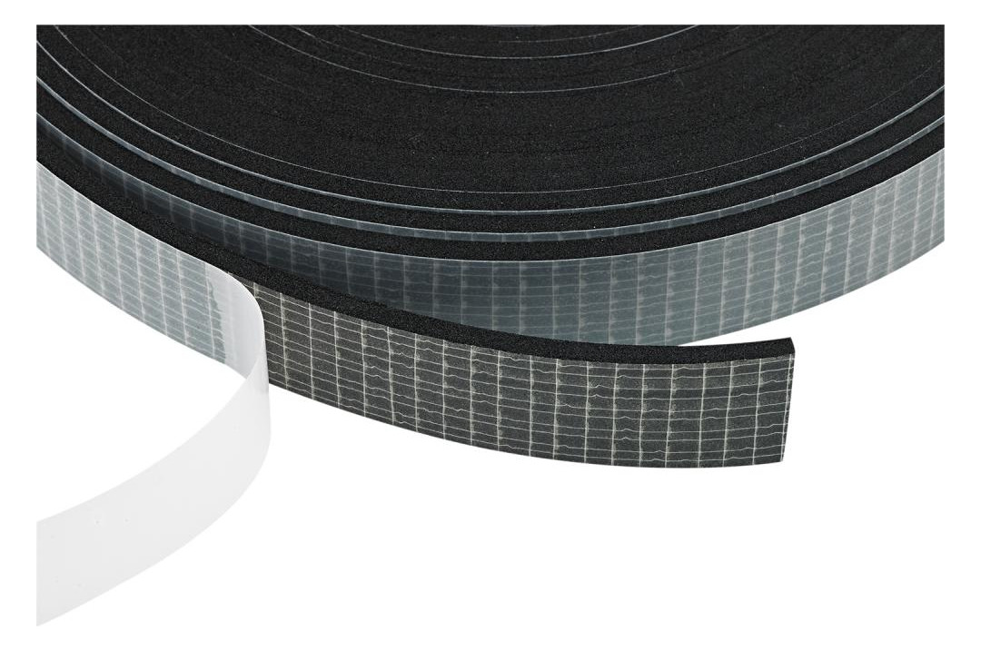 Bild Zellkautschukstreifen EPDM, 25x10mm, 10m einseitig selbstklebend FORTIS-1