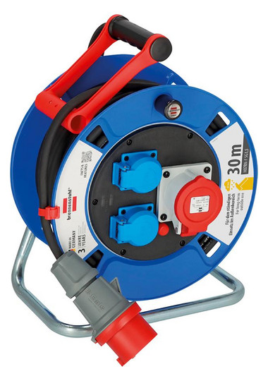 BRENNENSTUHL-Kunststoff-Kabetrommel Garant CEE 320 - 16A,...