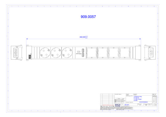 Bachmann Steckdoseneinheit      909.0057 