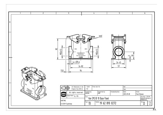 HART Han 10EMV/B-asg2-QB-M32 19628100272 