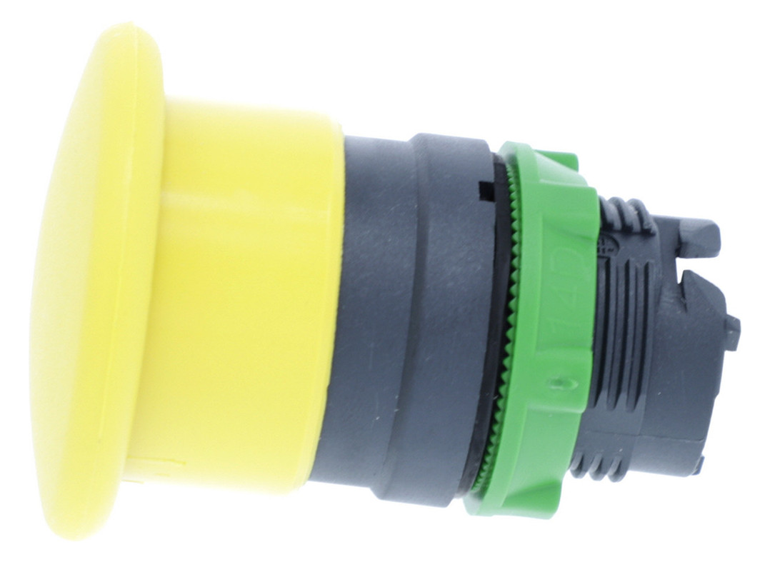 Frontelement für Not-Aus Ø22,5mm ge rnd IP66 hoch Tastend