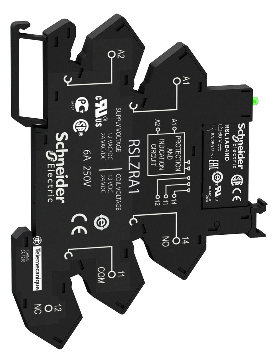 Schaltrelais 1W IP40 6,2x78,6x101mm Federzugans
