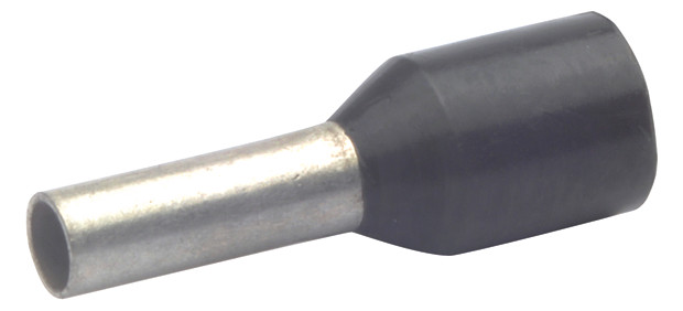 Aderendhülse 1,5qmm 6mm isol PP sw Cu Polypropylen (PP) verzinnt