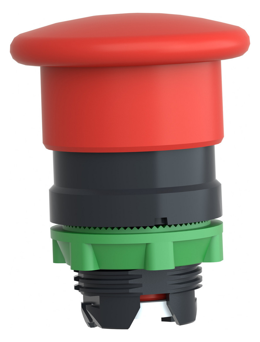 Frontelement für Not-Aus Ø22,5mm rt rnd IP66 hoch Tastend