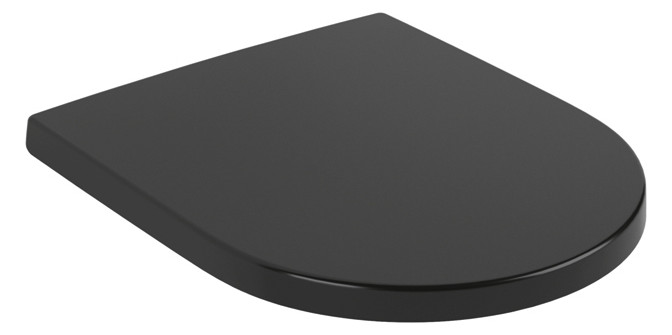 V&B WC-Sitz Subway 3.0 Schaniere aus Edelstahl, mit QuickRelease und Softclosing, ebony C-plus