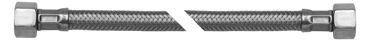 ASW Flex-Trinkwasserschlauch 1/2" x 3/8", 500 mm, Überwurfmutter IG