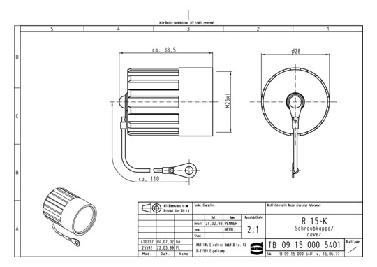 HART KAPPE R15 09150005401   09150005401 