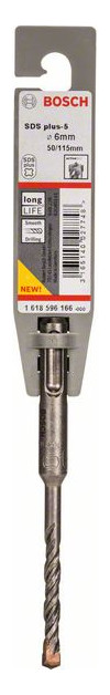 Hammerbohrer Ø6mm SDSplus 50/115mm f.Beton f.Stein