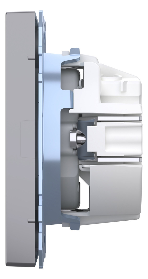 Steckdose 1f edst glz System Design UP IP20