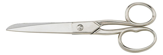 Allzweckschere, vernickelt, rundes + ovales Griffauge -...