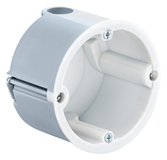 Schallschutzdose HW Ø74x54,4mm Kst IP3X Ger/VerbDose/kast rnd