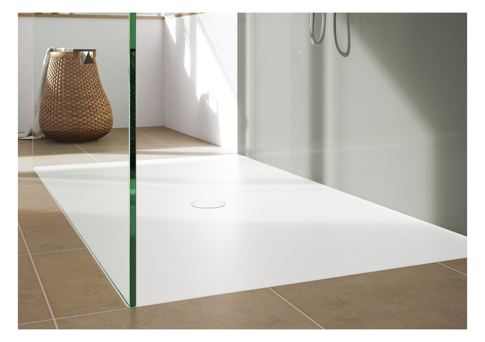 Kaldewei Duschwanne SCONA 964-1 100x110cm, Secure Plus, warm grey30 Kaldewei Duschwanne SCONA 964-1 100x110cm, Secure Plus, warm grey30