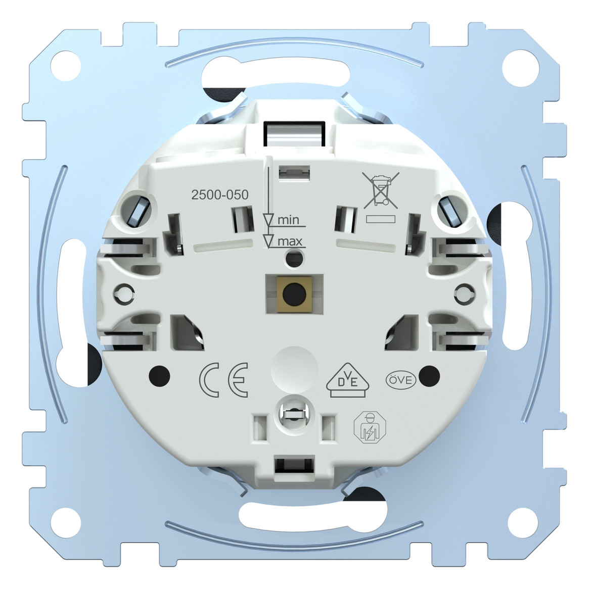 Steckdose 1f anth mt System M UP m.BS IP20 Mit erhöhtem Berührungsschutz