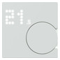 Raumtemperaturregler UP Zigbee akws glz aktivweiß Bedienelement m.Display