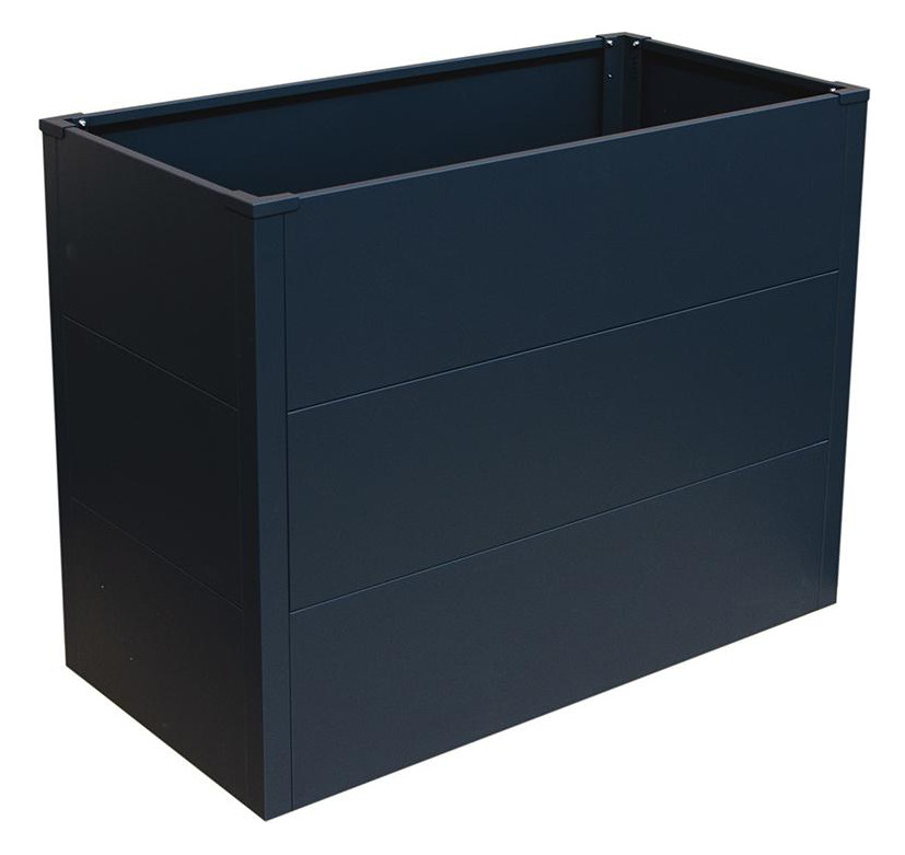 Bild ELKE Metall-Hochbeet 100 x 50 x 77 cm, S tahl verzinkt pulverbesch. ANTHRAZIT - n.a.-0