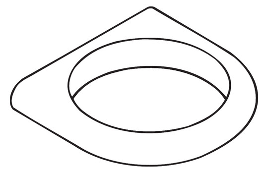 HEWI Halter 477 141mm, felsgrau