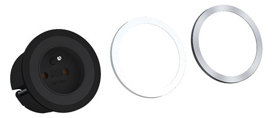 Bachmann PIX 1xSchuko sw 2,0m    926.001 