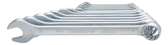 GEDORE-Ring-Maulschlüssel-Satz 7/012 (12-teilig, SW...