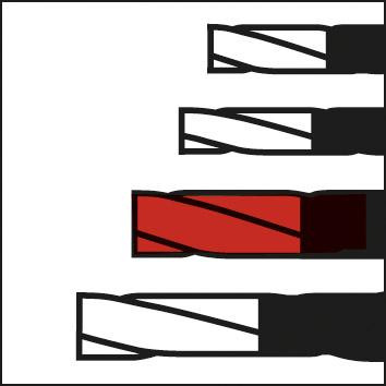 Bild Schaftfräser DIVER Untermaß Signum Typ R F100 Schaft HB 5,7mm GÜHRING-3
