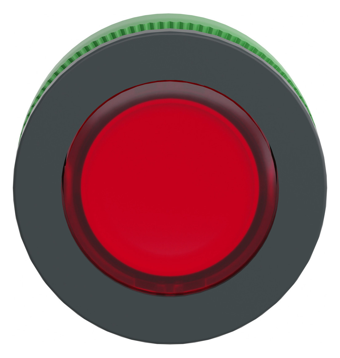 Leuchtmelder Front fl rnd rt Ø30mm Kst 37x37mm 1st IP66