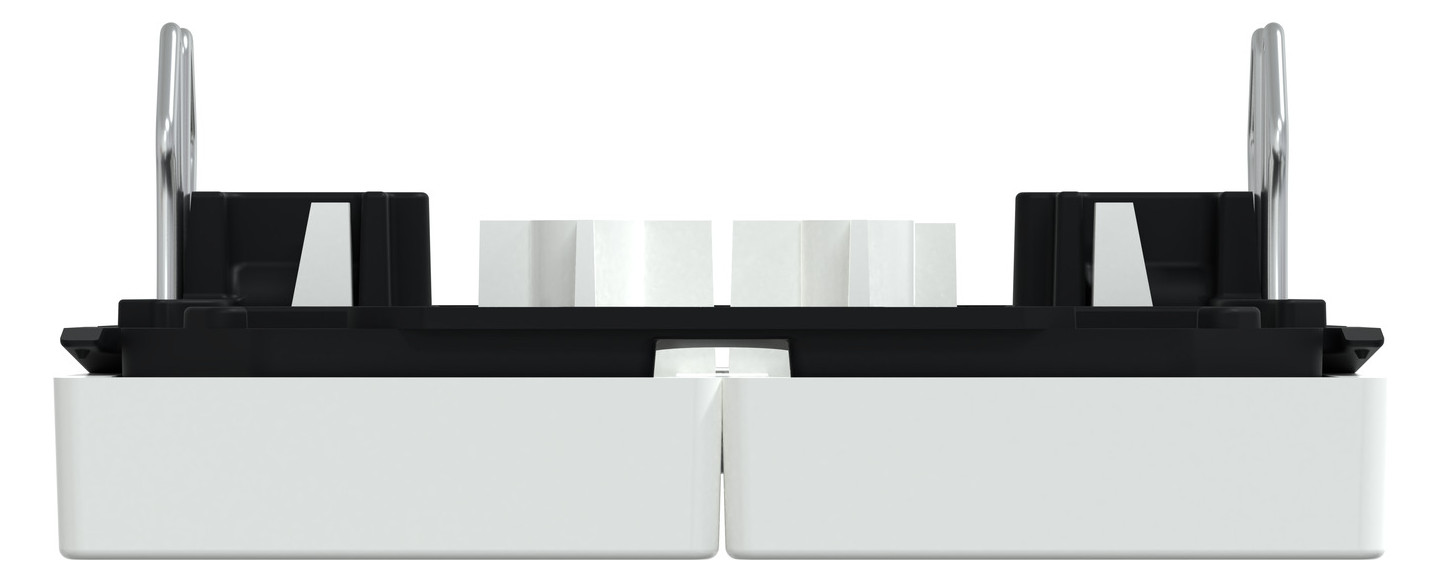 Wippe Serien Schalter System M akws glz aktivweiß Kontrollfenster/Lichtauslass