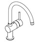 GROHE Spültisch-Einhebelmischer Minta 1/2", C-Auslauf, velvet black