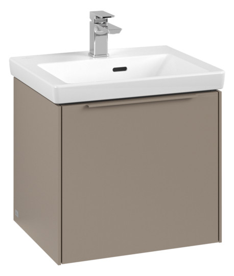 V&B Waschtisch-Unterschrank Subway 3.0 47,3x42,9x40,8cm, mit LED/Griff monochrom, taupe