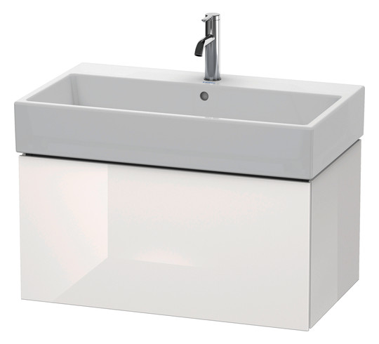 Duravit Waschtisch-Unterschrank L-Cube 78,4x 45,9 cm, graphit matt, 1 Auszug, wandhängend