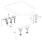 Geberit Wand-Tiefspül-WC iCon 35,5x53cm, geschlossene Form, weiß KeraTect