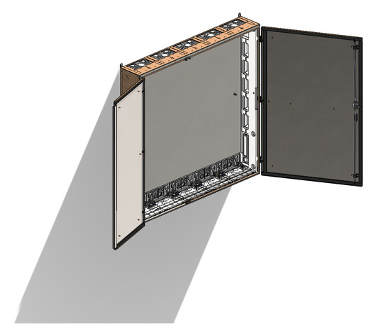 ABN System-Gehäuse IP54 geerdet     SE58 