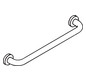 HEWI Badetuchhalter 477 457 mm, felsgrau, Rosetten d&#x3D; 60mm