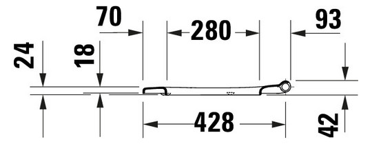 Duravit WC-Sitz eckig mit Absenkautomatik, abnehmbar, 44,3cm, Universal, Scharnier Edelstahl, weiß