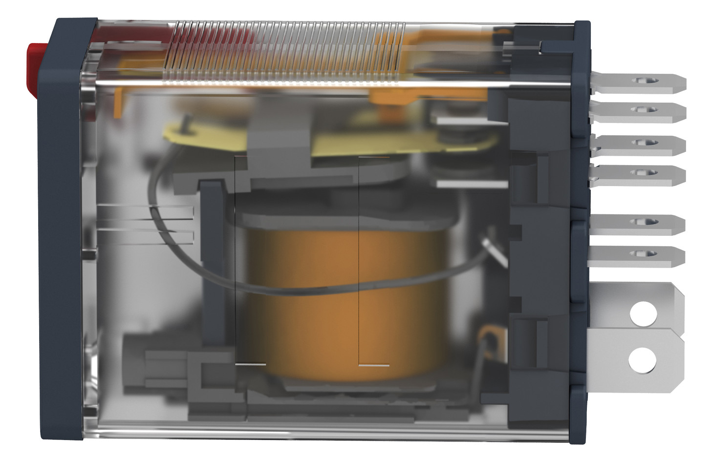Schaltrelais 230V/AC 2W IP40 21x27x53mm Steckanschl