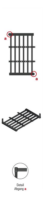 aquatherm Heiz-Kühlregister black 60 x 475 cm = 2,85 qm, 90Grad