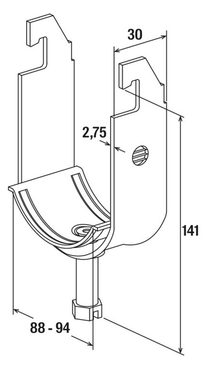 Bild Bügelschelle FUBD 94 fischer fischer-2