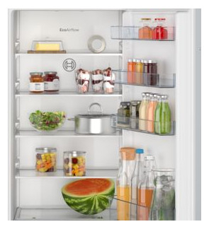Kühlschrank EB E 204l N1225mm integr ws Schlepp 101kwh B541mm H1221mm