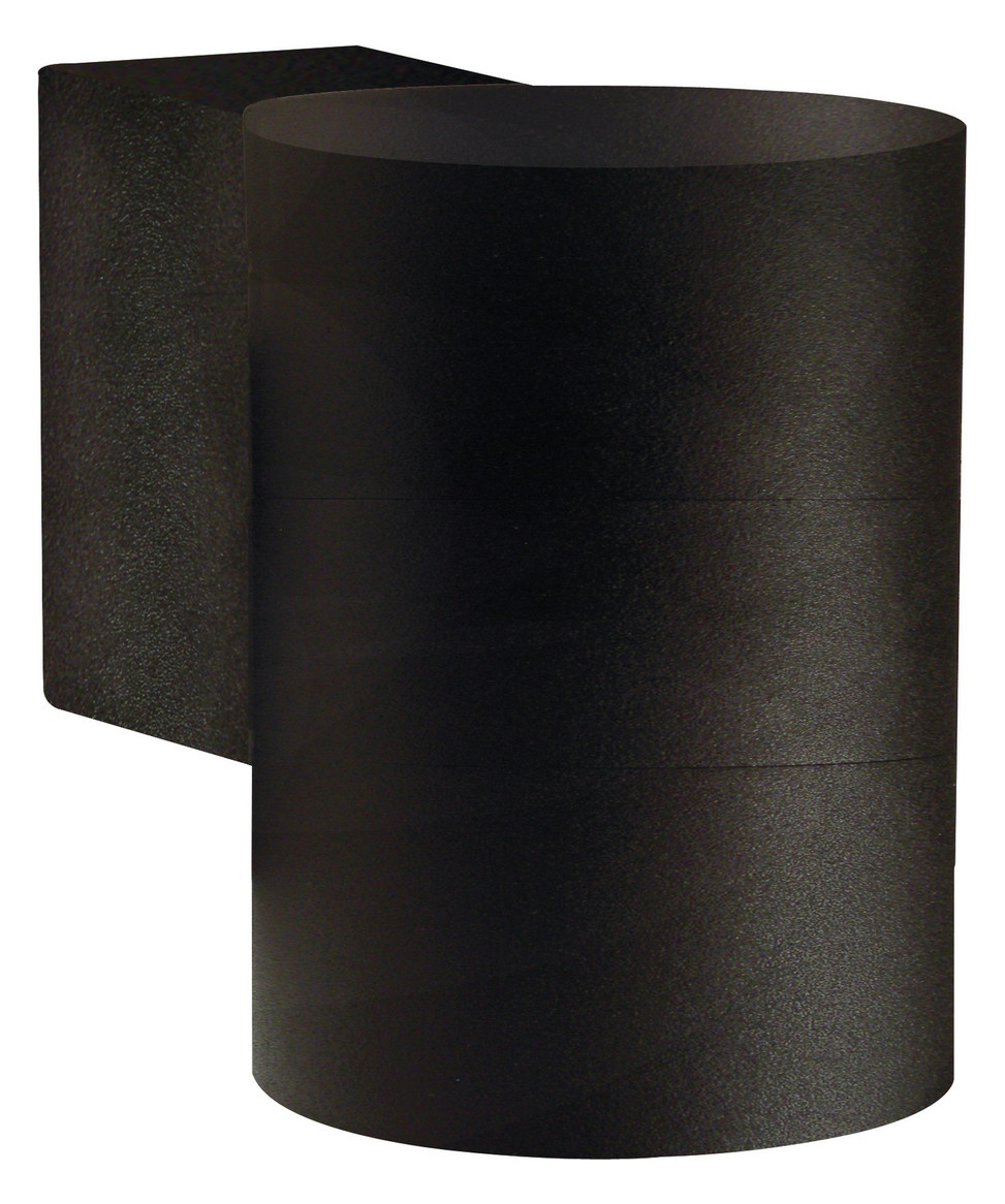 Wandanbauleuchte Tin Maxi 35W HV sw IP54 GU10 Ø76x105mm