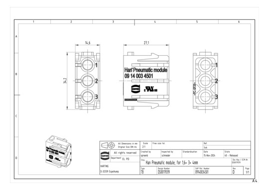 HART Pneumatik-Modul         09140034501 