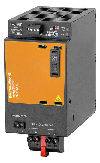 Weidmüller PRO TOPDC 24V/24V 20A EX 
