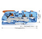 Reihenklemme 0,5-16qmm 1Etage 3kl bl 76A TS35 Hutschiene TH35